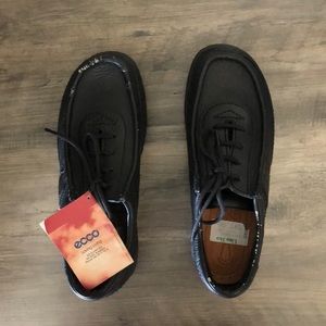 Black Ecco mens loafers